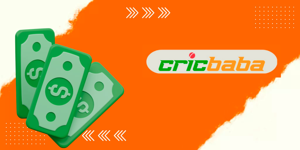 Payment methods in the Cric Baba casino